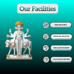 Lord Dattatreya Marble Idol for Home and Temple