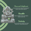 White Marble Ganesh Murti – Brings Prosperity, Positivity and Spiritual Enlightenment