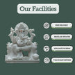 Premium Marble Ganesh Ji Statue – Free Delivery, Safe Packing, Easy Returns