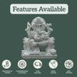 Handmade White Marble Ganpati Idol – Features: High Quality, Customization, Fast Delivery