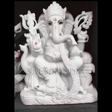 Lord Ganesha statue in marble for home and temple worship