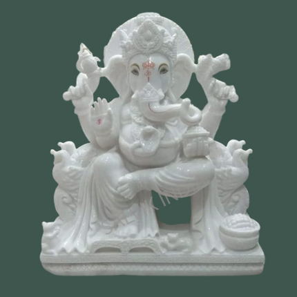 lord ganesh marble statue 