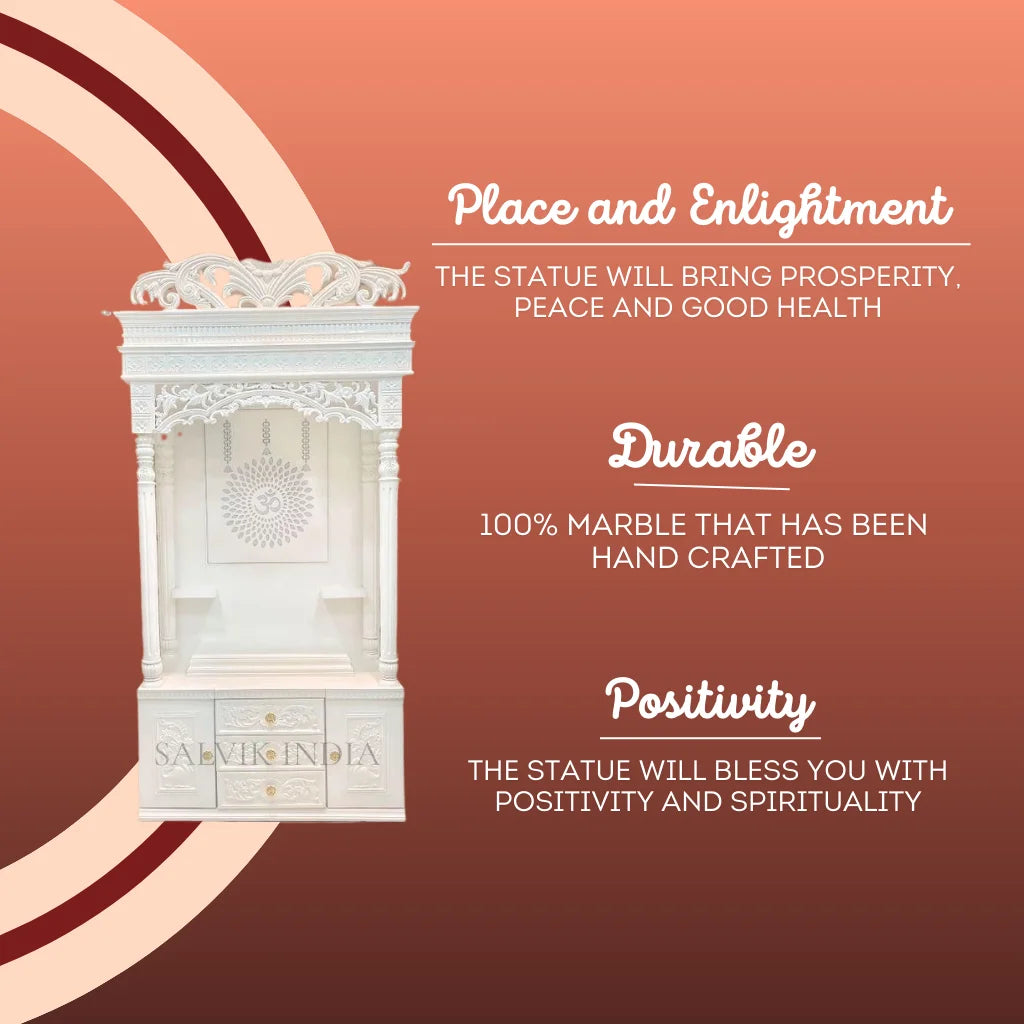 luxury marble mandir side design elegant pooja temple