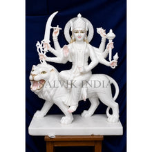 Maa Durga Murti Marble – Premium Marble Idol for Temple