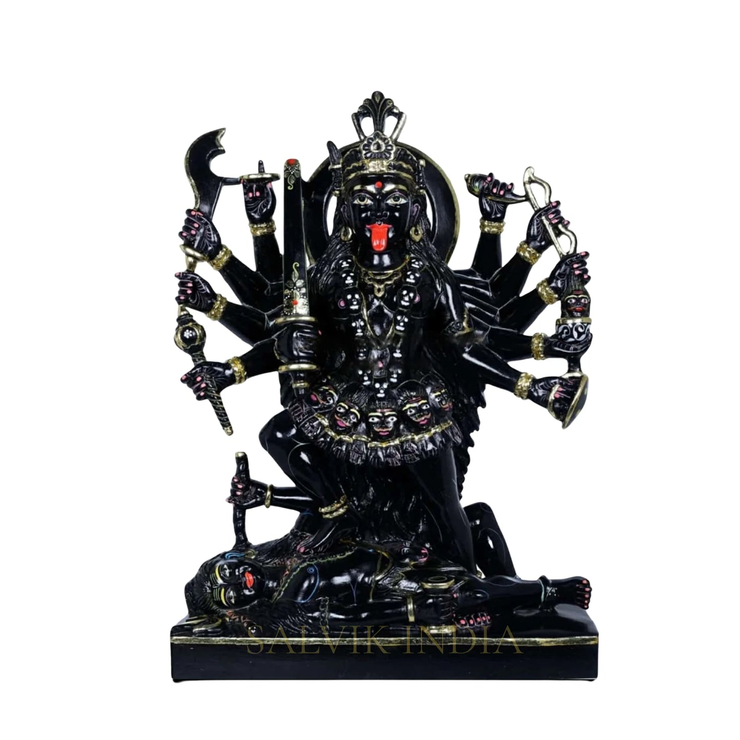 Maa Kali Marble Murti  online– Handcrafted Idol for Home Temple