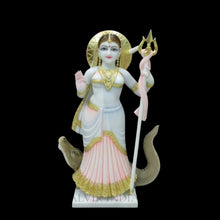 Handcrafted Maa Khodiyar Marble Murti for Home Temple in Premium Makrana Marble