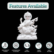 Maa Saraswati marble idol for home