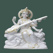 Maa Saraswati Marble Murti - Salvik | Marble Murti Manufacturers in India
