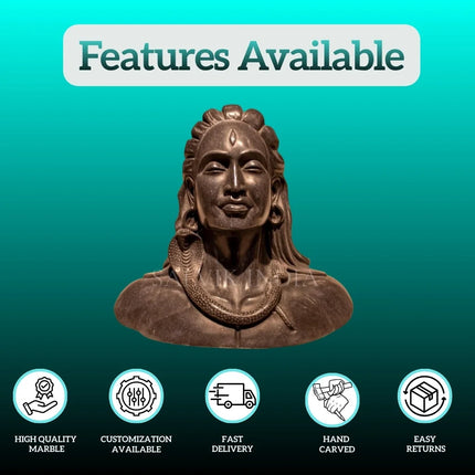 Mahadev marble murti for home temple