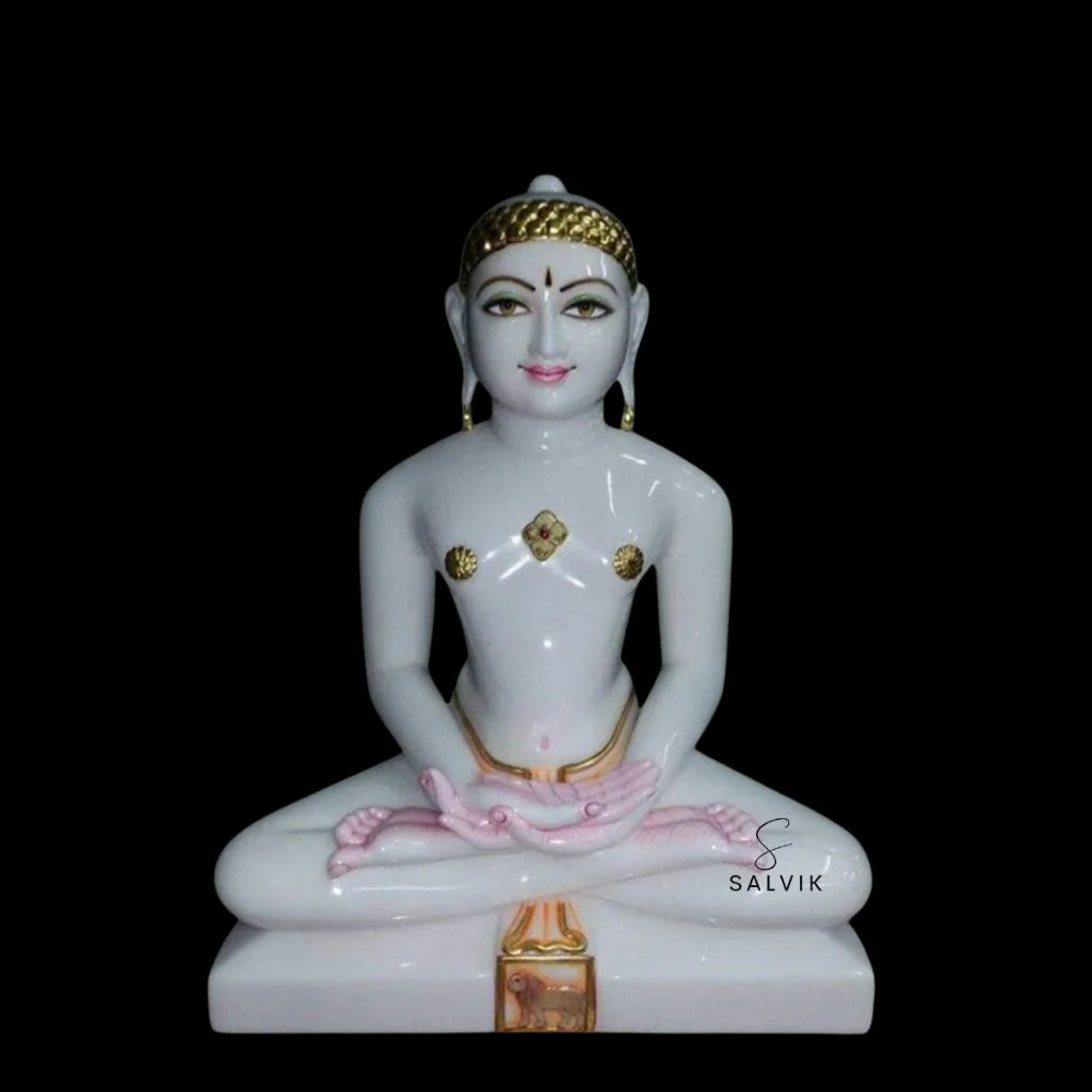 Mahavir bhagwan ki murti - Salvik | Marble Murti Manufacturers in India