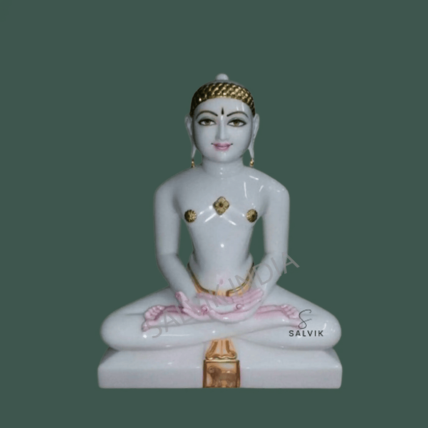 Mahavir bhagwan ki murti - Salvik | Marble Murti Manufacturers in India