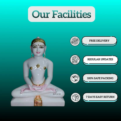 Mahavir bhagwan ki murti - Salvik | Marble Murti Manufacturers in India