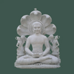 Mahavir bhagwan marble murti 