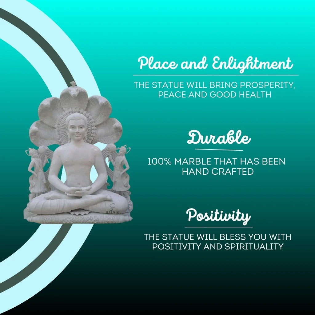 Mahavir bhagwan marble murti 3