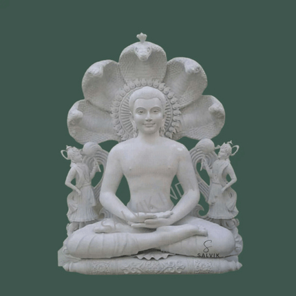 Mahavir bhagwan marble murti 