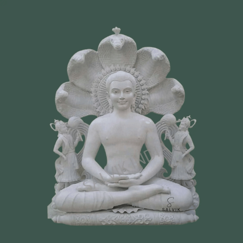 Mahavir bhagwan marble murti 