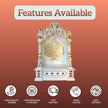 Handcrafted Makrana marble pooja mandir for home temple