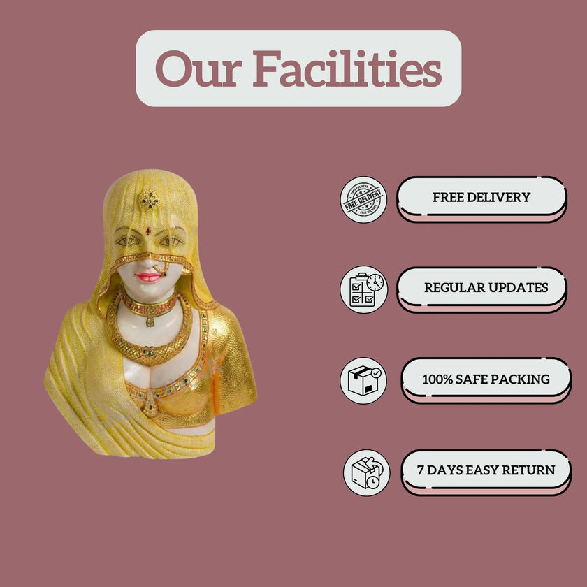 Marble Bani Thani 24 Inch - Salvik | Marble Murti Manufacturers in India