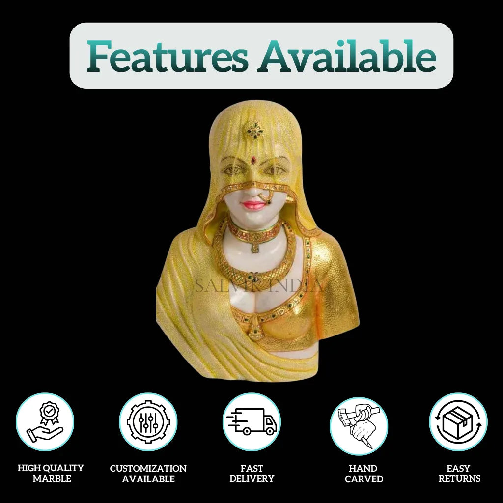 Marble Bani Thani 24 Inch - Salvik | Marble Murti Manufacturers in India