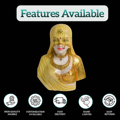 Marble Bani Thani 24 Inch - Salvik | Marble Murti Manufacturers in India