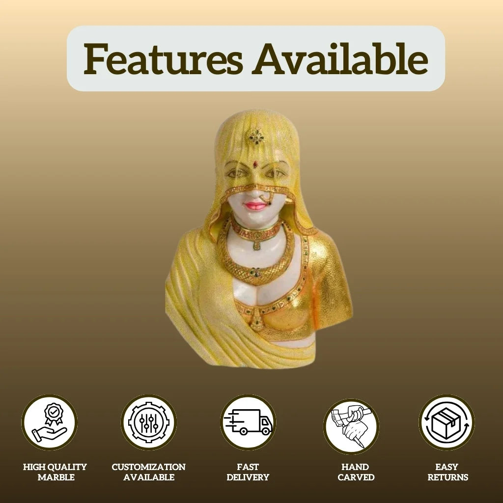 Marble Bani Thani 24 Inch - Salvik | Marble Murti Manufacturers in India
