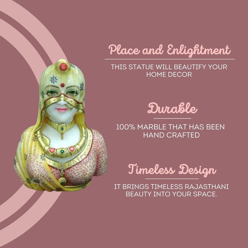 Marble Bani Thani Murti - Salvik | Marble Murti Manufacturers in India