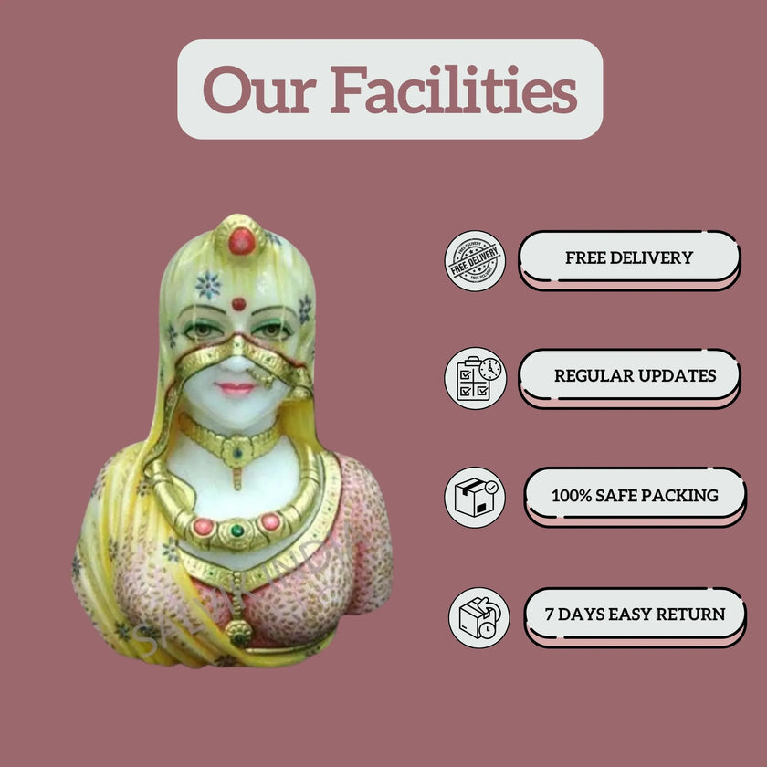 Marble Bani Thani Murti - Salvik | Marble Murti Manufacturers in India