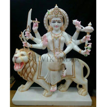 Marble Durga Mata Murti for Home Temple