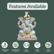 Premium White Marble Ganpati Idol – Customization, Fast Delivery and Easy Returns