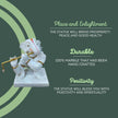 Divine White Marble Ganesh Idol Playing Flute – Symbol of Positivity and Prosperity