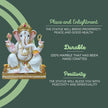 Handcrafted Marble Ganpati Murti 2 Feet bringing peace, prosperity, and positivity – premium Vietnam marble idol