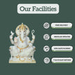 Marble Ganesh Murti Idol – Safe Packing, Free Delivery, and Easy Return Facilities