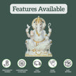 Marble Ganesh Murti Idol – Features Highlighted (Customization, Fast Delivery, Handcrafted)