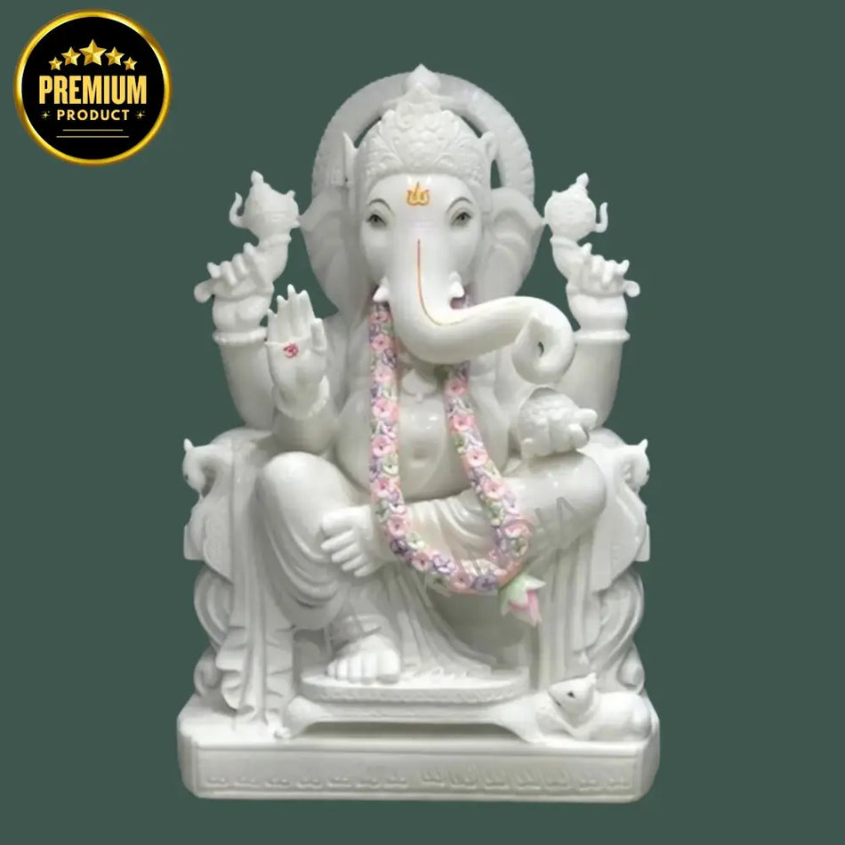 Marble Ganesh Statue 