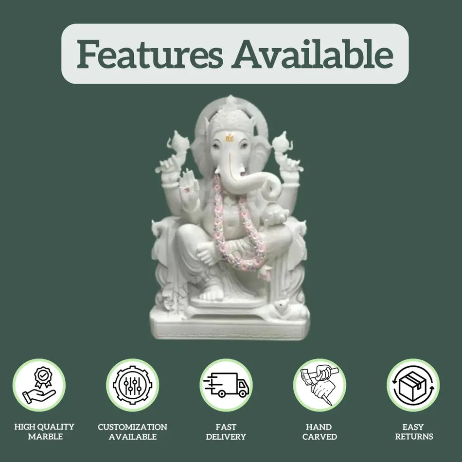 Marble Ganesh Statue 1
