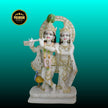 Handcrafted Marble Krishna Radha Statue for Home and Temple – Salvik India