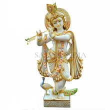 Marble Krishna statue for home temple