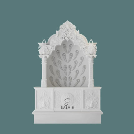 Marble Mandir for Home - Salvik | Marble Murti Manufacturers in India