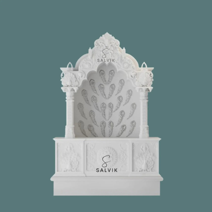 Marble Mandir for Home - Salvik | Marble Murti Manufacturers in India