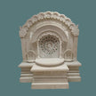 Marble Mandir for Living Room - Salvik | Marble Murti Manufacturers in India