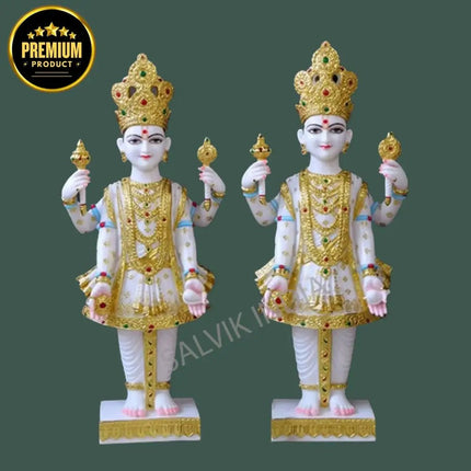 Marble Nar Narayan Statue - Salvik | Marble Murti Manufacturers in India