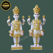 Marble Nar Narayan Statue
