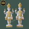 Marble Nar Narayan Statue