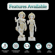 Marble Radha Krishna Idol - Salvik | Marble Murti Manufacturers in India