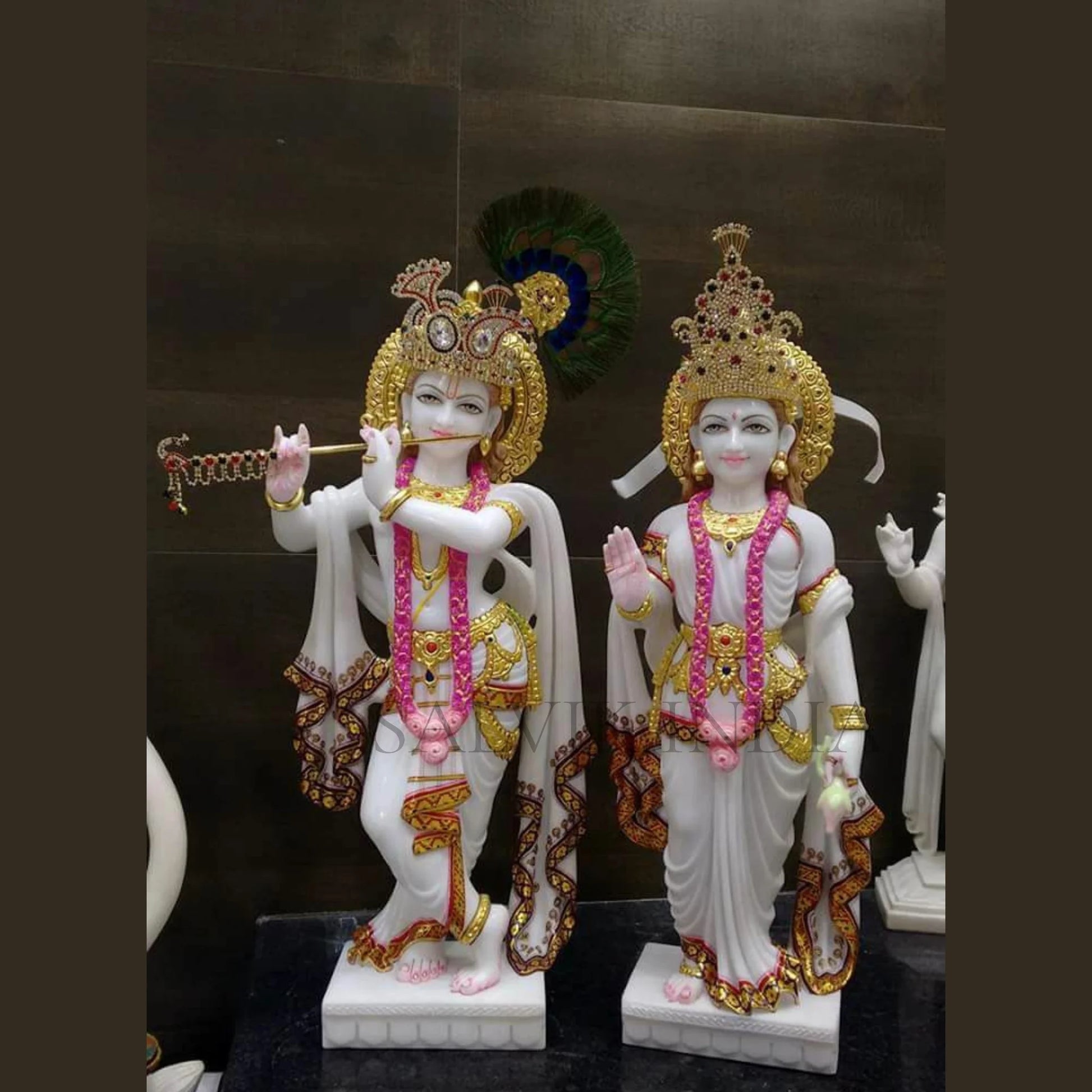 makrana marble radha krishna statue 
