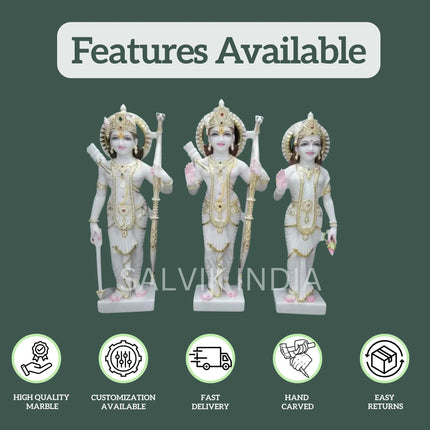 Marble Ram Darbar - Salvik | Marble Murti Manufacturers in India