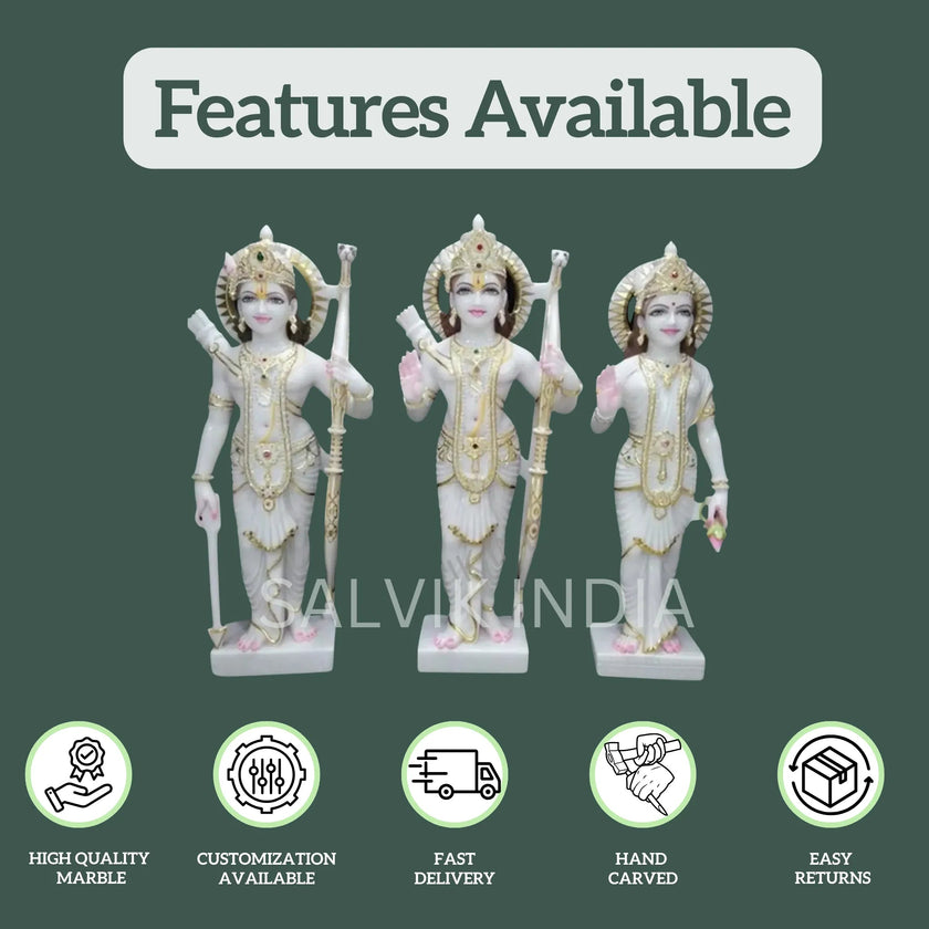 Marble Ram Darbar - Salvik | Marble Murti Manufacturers in India