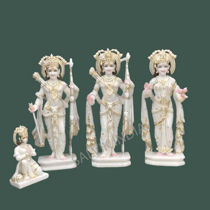 Marble Ram Darbar Murti - Salvik | Marble Murti Manufacturers in India