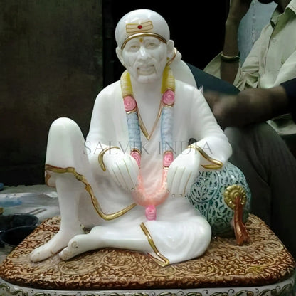 Marble Sai Baba Statue Online for Home and Temple
