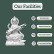 Marble Saraswati Idol - Handcrafted Goddess of Wisdom & Knowledge - Salvik | Marble Murti Manufacturers in India